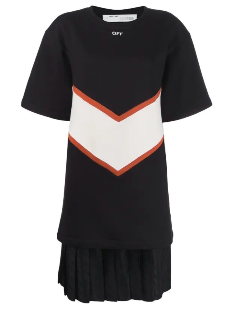 NWOT Off-White contrasting panels T-shirt dress